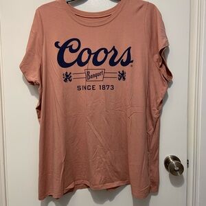 Coors Women's Short Sleeve Tee - Pink